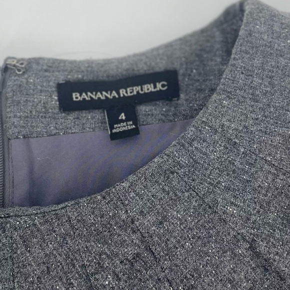 BANANA REPUBLIC Business Casual Grey Blouse Size 4. - Picture 5 of 12